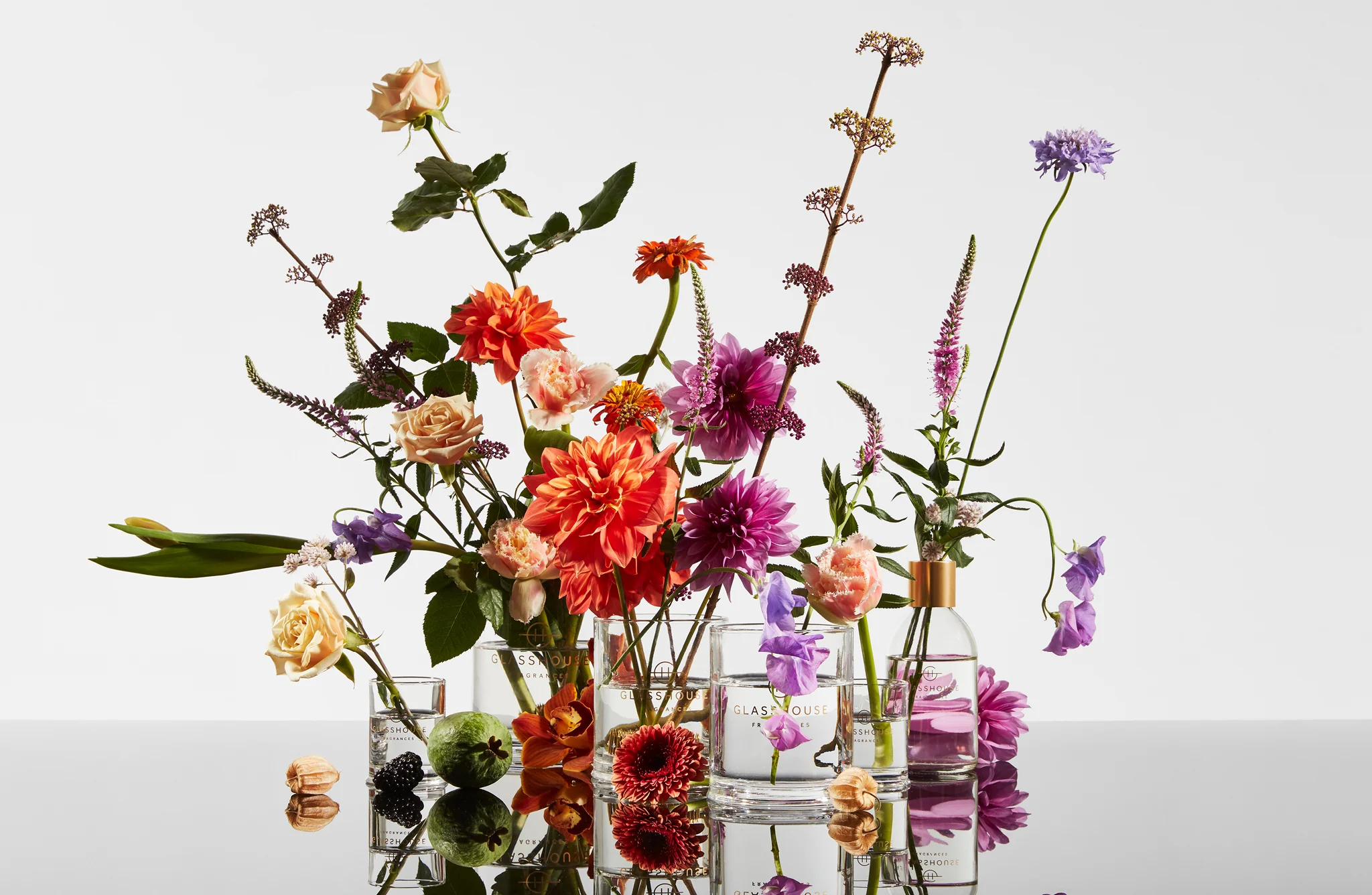 Glasshouse Fragrances with flowers